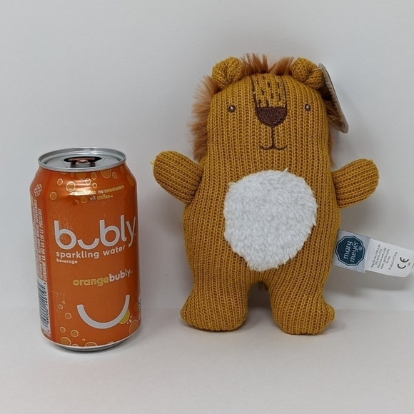 MARY Meyer Baby Lion Plush Knitted Nursery Rattle 7" - Picture 3 of 7
